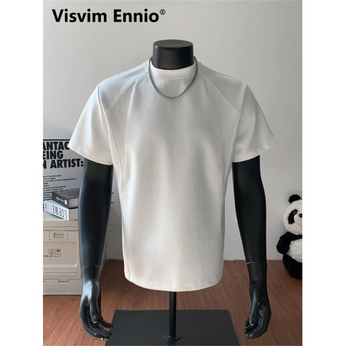 Visvim Ennio短款正肩解搆短袖男T恤時尚休閒2025夏季潮牌美式痞