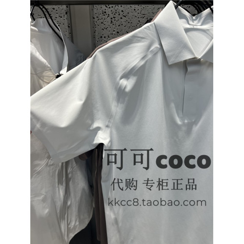 DESCENTE迪桑特DUALIS都市通勤男T恤翻領短袖POLO衫D4331DPS84
