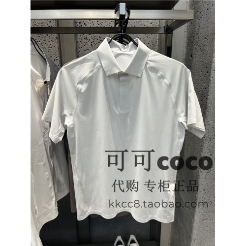 DESCENTE迪桑特DUALIS都市通勤男T恤翻領短袖POLO衫D4331DPS84