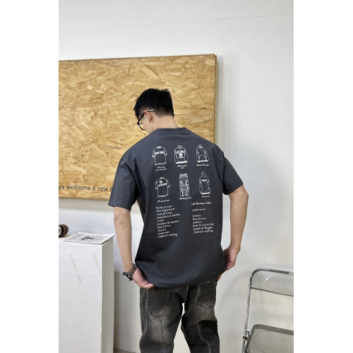 25新款美式重工藝新款夏季短袖男T恤印花