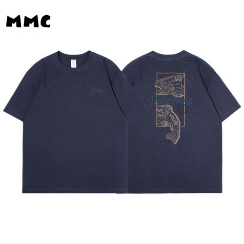 MMC 夏季純棉230g短袖男款t恤美式潮牌fisherman寬松百搭簡約新款