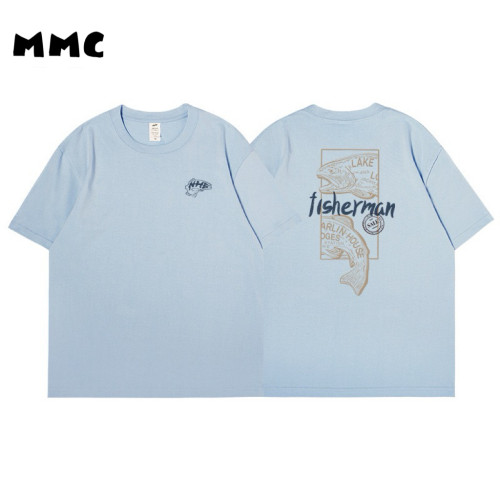 MMC 夏季純棉230g短袖男款t恤美式潮牌fisherman寬松百搭簡約新款