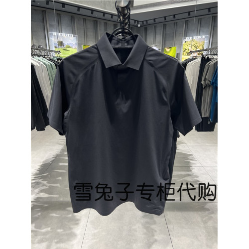 DESCENTE迪桑特DUALIS都市通勤男T恤翻領短袖POLO衫D4331DPS84