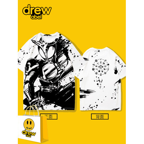 drew假面騎士01聯名短袖男T恤夏季2025新款二次元時王帝騎衣服潮