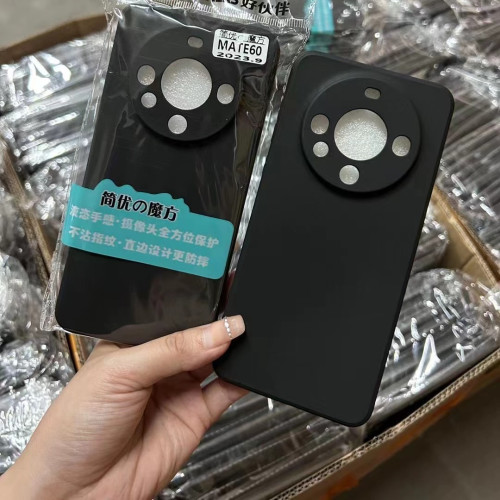 一包10個裝簡優適用米 系列手機殼 黑色磨砂軟膠全包純色殼型號齊