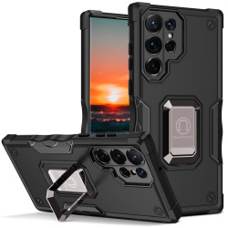 適用三星S25Ultra軍旗手機殼S24Ultra支架S23Ultra防摔24FE保護套