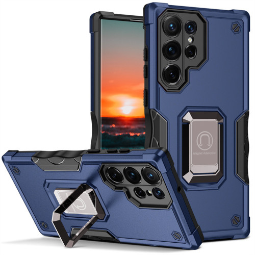 適用三星S25Ultra軍旗手機殼S24Ultra支架S23Ultra防摔24FE保護套