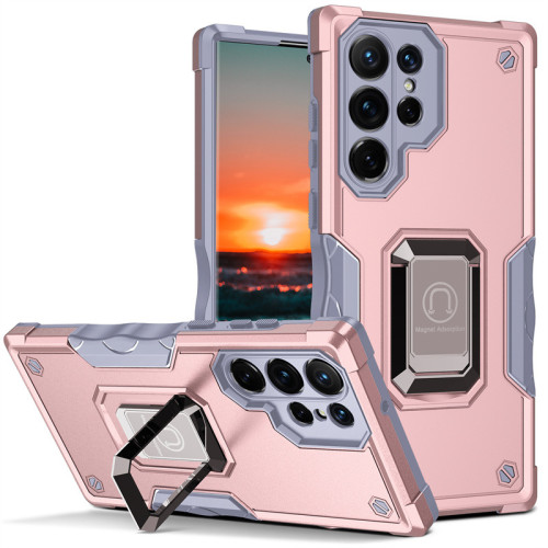 適用三星S25Ultra軍旗手機殼S24Ultra支架S23Ultra防摔24FE保護套