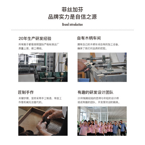 菲絲加芬化妝刷散粉刷蜜粉刷大號一支裝可攜式羊毛定妝G-401