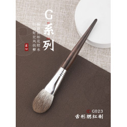 琴製化妝刷G系列G023腮紅刷不吃粉蓬松一支雪狐毛高光侷部散粉刷