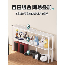 辦公桌面夾縫置物架延長板工位改造神器迷你小層架極窄伸縮分隔板