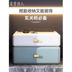 日本桌面收納盒抽屜式辦公室文件整理盒加大收納神器多層小置物架
