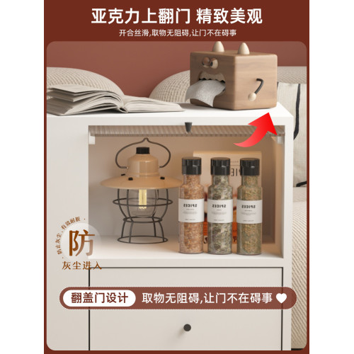 簡約沙發邊幾移動置物架客廳邊桌床頭櫃創意小茶幾書櫃零食置物櫃
