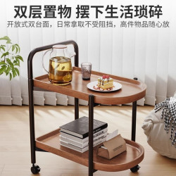 可移動小推車沙發邊幾創意側邊櫃置物架小茶幾桌子客廳餐廳零食台