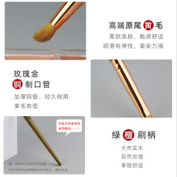 香捨玫瑰淩雀LQ-3小號黃狼指腹眼影刷亮片鋪色刷暈染刷遮瑕化妝刷