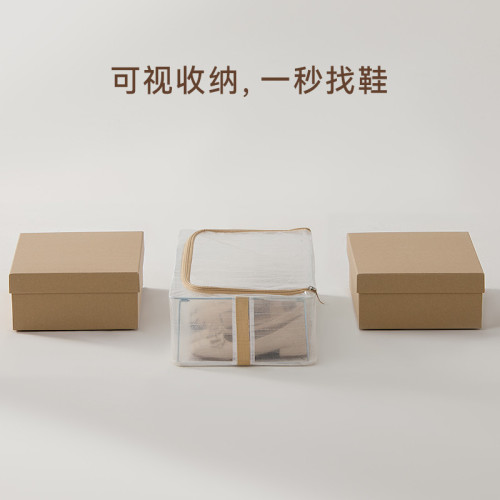 扁平序床底鞋子收納箱裡簡易鞋盒透明防塵整理箱省空間收納神器
