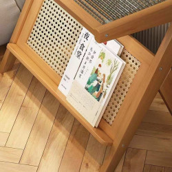 床頭收納架沙發小茶幾桌子臥室邊幾小桌子床頭櫃置物架北歐風房間