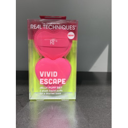 Real Techniques RT愛心粉撲大尺寸 兩枚裝 乾溼兩用 柔軟親膚