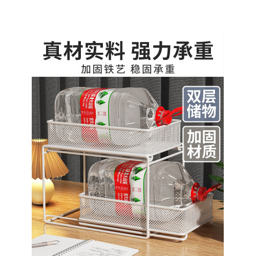 桌面置物架書本收納盒學生書桌抽拉式文具筆筒辦公室桌上小收納架