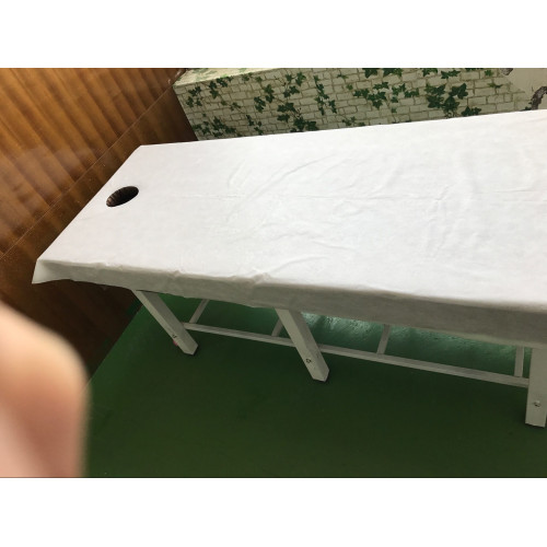 帶孔一次性床單美容院按摩無紡布墊單趴臉一次性墊巾防水防油