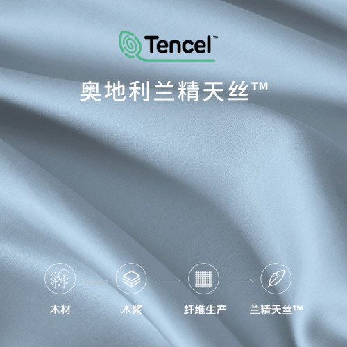 Limerence100支天絲床笠床單蘭精萊賽爾玻尿酸被套絲滑夏季床品