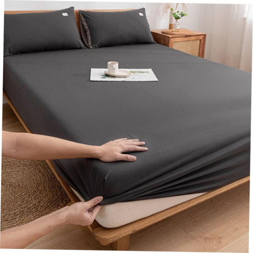 soft bed sheets fitted sheet cotton set 床墊套 純色床笠床單
