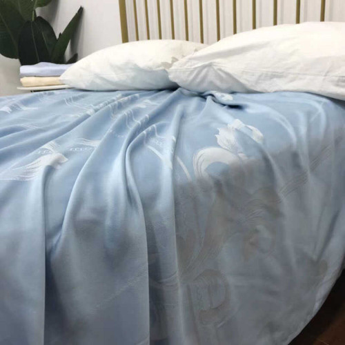 重磅！100%純竹纖維軟涼蓆床單單件夏季涼感提花雙人睡單涼爽透氣