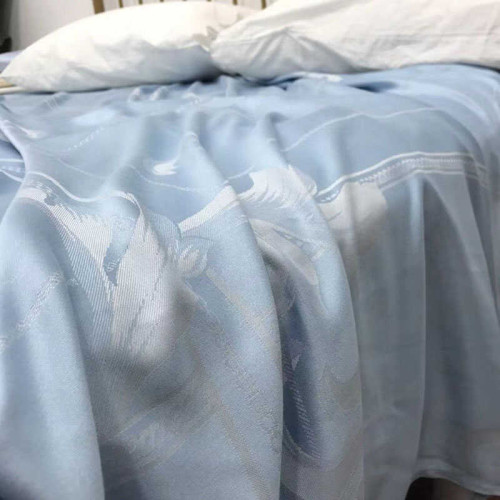 重磅！100%純竹纖維軟涼蓆床單單件夏季涼感提花雙人睡單涼爽透氣