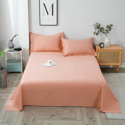 純棉床單mono color sheet bedsheet bed linen spread cotton1.8