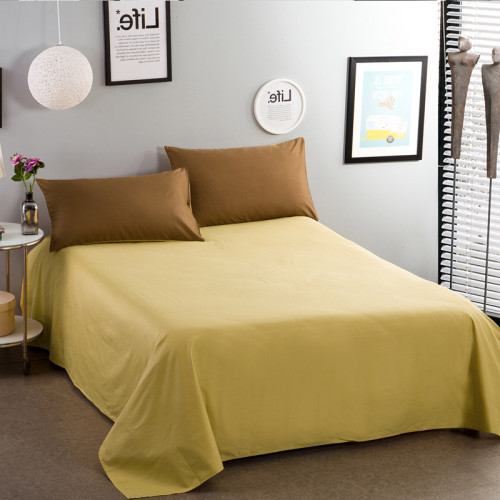 純棉床單mono color sheet bedsheet bed linen spread cotton1.8