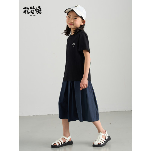 【設計師推薦】兒童濶腿短褲親子夏裝新款女童裙褲小女孩時尚褲子