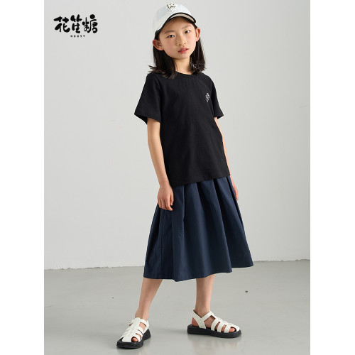 【設計師推薦】兒童濶腿短褲親子夏裝新款女童裙褲小女孩時尚褲子