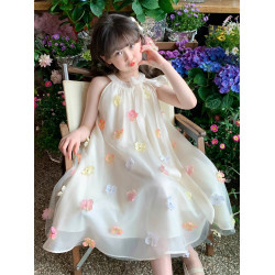 英國Next Svip女童裙子夏2025新款童裝女孩公主裙兒童夏天連衣裙