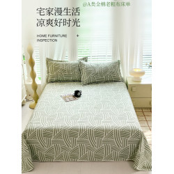 【A類無螢光劑全棉粗布床單】母嬰級原棉純棉老粗布涼蓆加厚加密