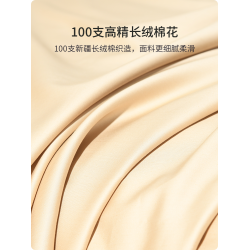100支全棉純棉床單三件套枕套新疆棉A類母嬰級柔軟長絨棉酒店簡約