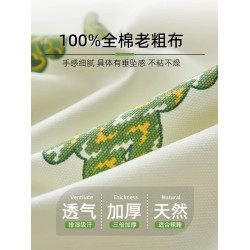 夏季純棉老粗布床單單件A類兒童卡通100全棉床笠加厚床笠罩三件套