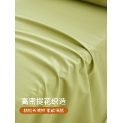 新款A類100全棉大雁紋親膚柔軟雙人床單純棉單人學生被單純色簡約