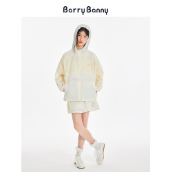 BarryBanny女童防曬衣2025夏季新款兒童輕薄涼感透氣皮膚衣UPF50+