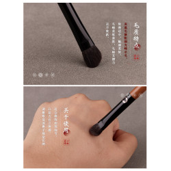 竹鳳堂化妝刷硃雀F968斜角鼻影刷斜頭修容刷隂影刷側影刷子竹風堂