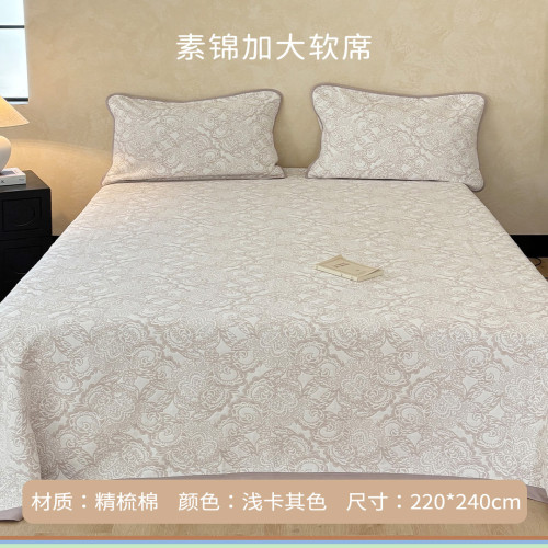 雅贊25款紗布軟涼蓆床單兒童成人透氣長絨棉軟蓆可機洗精梳棉A類
