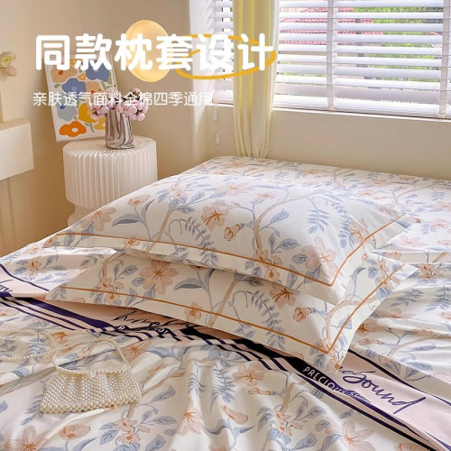 純棉老粗布床單單件2025新款全棉榻榻米加厚床蓋款三件套四季通用
