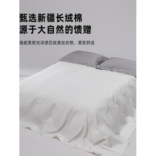 高級五星級酒店100支新疆長絨棉床單純棉新款簡約單雙人純色坑單