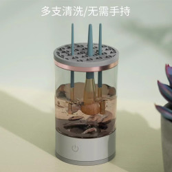 新款電動洗刷器化妝刷自動清洗器速洗清潔美妝蛋粉撲粉餅清洗神器
