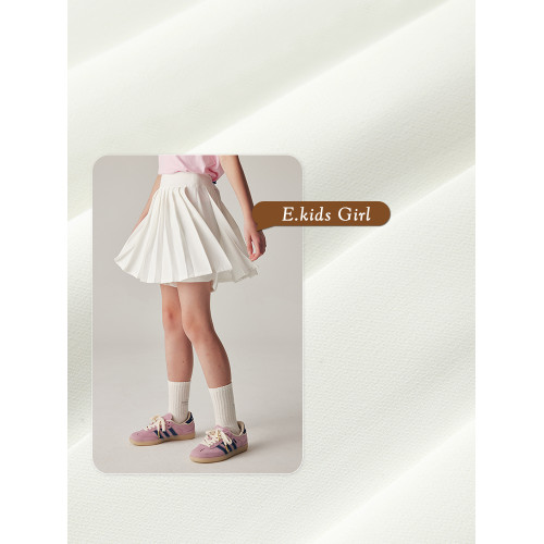 eland kids衣戀童裝女童半身裙夏季兒童學院風百褶裙子洋氣短裙