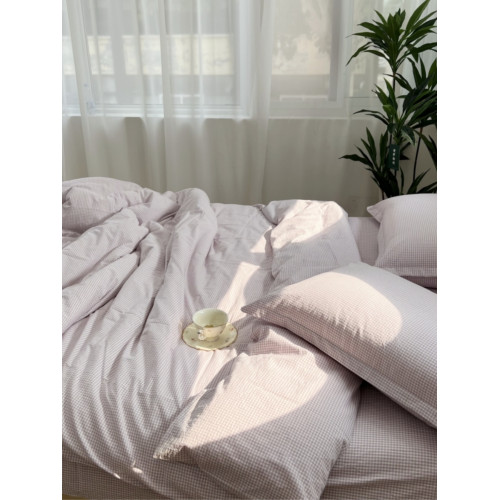 純棉床單單件100全棉水洗棉被罩150x200x230宿舍單人被套四件套