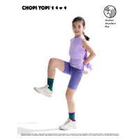 chopiyopi童裝 兒童運動瑜伽騎行褲夏季防曬女童打底運動五分褲