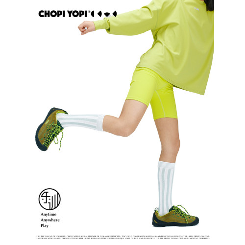 chopiyopi童裝 兒童運動瑜伽騎行褲夏季防曬女童打底運動五分褲