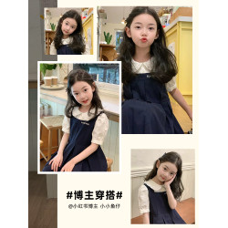 【爆款補貨】eland kids衣戀童裝兒童演出服夏女童連衣裙畢業禮服
