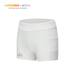 vodabeba 兒童夏季女童網球打底褲帶球兜專業速乾運動打底短褲