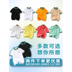 男童短袖polo衫夏季新款兒童童裝半袖t恤青少年純棉男孩帶領體恤